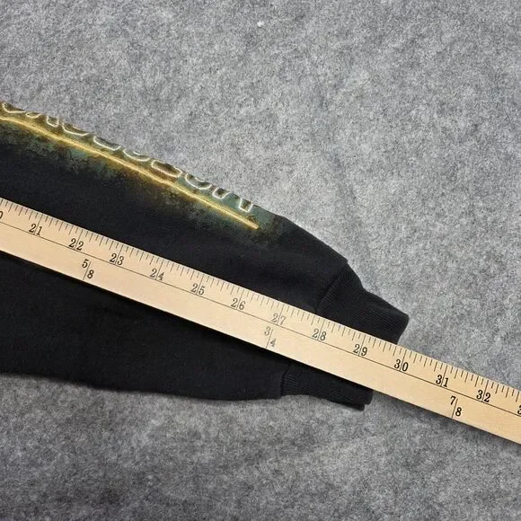 Harley-Davidson Sleeve Hit Sweatshirt‎ Mens Medium Black Crewneck Graphic - Picture 11 of 12